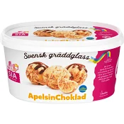 Gräddglass Apelsinchoklad 1,5l SIA Glass.
