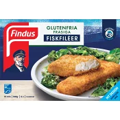 Frasiga fiskfiléer Glutenfria 340g Findus.
