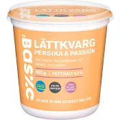 Kvarg Persika &amp; Passion 0,2% 900g ICA Basic.