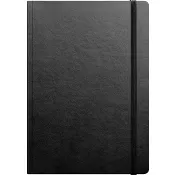 Anteckningsbok soft svart A5 exkl PVC.