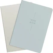Notebook Blå /Beige A5 2 pack.