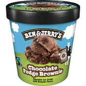 Glass Chocolate fudge brownie 465ml Ben &amp; Jerrys.