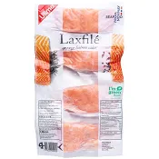 Laxfilé Fryst 4st à 125g Ullmo.