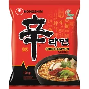 Snabbnudlar Shin Ramyun 120g Nongshim.