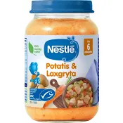 Barnmat Potatis &amp; laxgryta MSC 6m 190g Nestle.