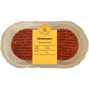 Hamburgare färska 4-p 452g Hacksta Köttdisk.
