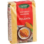 Majsmjöl Polenta Grovmalen 1kg Favero.