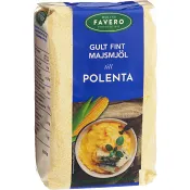 Majsmjöl Polenta Finmalen 1kg Favero.