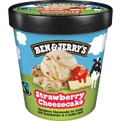 Glass Strawberry cheesecake 465ml Ben &amp; Jerrys.