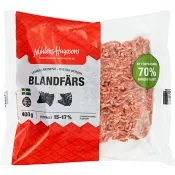 Blandfärs Fetthalt 15% 400g Nyhléns Hugosons.