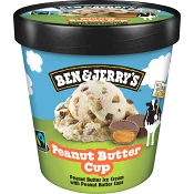 Glass Peanut butter cup 465ml Ben &amp; Jerrys.