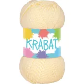 Garn Krabat Gul 50g Falkgarn.