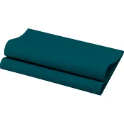 Servetter Bio Dunisoft Enfärgade Ocean Teal 12st Duni.