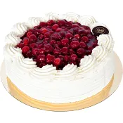 Hallon &amp; Gräddtårta 12-14 Bit 1400g Dahls Bageri.