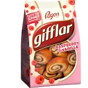 Gifflar Raspberry 260 g Pågen.