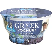 Yoghurt Grekisk Blåbär 150g Salakis.