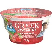 Yoghurt Grekisk Jordgubb 150g Salakis.