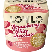 Glass Strawberry White Chocolate 350ml Lohilo.