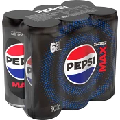 Läsk Pepsi Max 33cl 6p Pepsi.