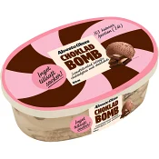 Glass Chokladbomb Inget Tillsatt Socker 850ml Alvestaglass.