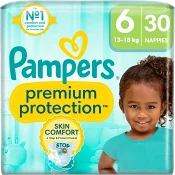 Blöjor Premium Protection Strl 6 13-18kg 30-p Pampers.