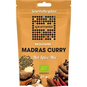 Krydda Curry Madras påse Ekologisk 21g Spicemaster.