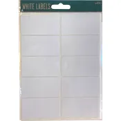 Etiketter Vita 100st Writer.