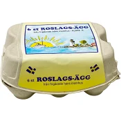 Ägg Frigående M 6-pack 318g Roslagsägg.