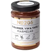 Marmelad Rabarber Vin &amp; Vanilj 120g Engelmanns.