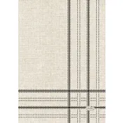 Servetter Mönstrade Linen Lines Black 20st Duni.