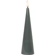 LED Ljus cone grön 17,5 cm ICA.