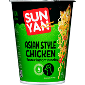 Nudlar i kopp Asian style chicken 65g Sun Yan.