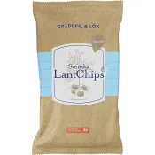LantChips Gräddfil &amp; Lök 200g LantChips.