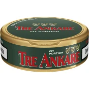 Portion White 21.6 Gram Tre ankare.