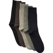 Socka Solna Check 5p Mix 40/43 mywear.