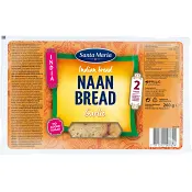 Naan Bread Garlic 260g Santa Maria.