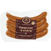 Parmesan- &amp; Rödvinskorv 280g Siljans Chark.