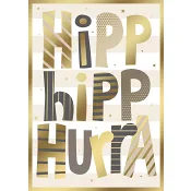 Kort hipp hipp hurra.