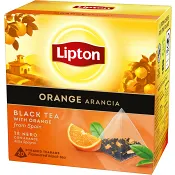 Te Svart Orange Pyramid 20p Lipton.