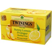 Te Lemon &amp; Ginger Herbal 20p Twinings.