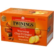 Te Chai herbal Ginger 20p Twinings.