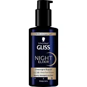 Hårserum Night Elixir Overnight Repair 100ml Gliss Schwarzkopf.