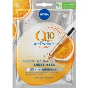 Ansiktsmask Q10 Anti-Wrinkle Energy Sheet Mask 1-p Nivea.