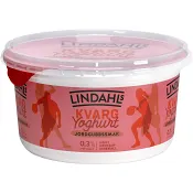 Kvarg Jordgubb 0,2% 500g Lindahls.