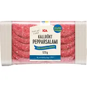 Pepparsalami Kallrökt 120g ICA.