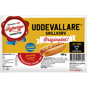 Grillkorv Skinnfri Uddevallare 400g Rybergs Charkuteri.