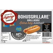 Bohusgrillare 80% Kötthalt 400g Rybergs Charkuteri.
