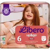Byxblöjor Up&amp;Go Strl 6 13-20kg 27-p Libero.