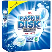 Maskindisktablett Allt i Ett 100-p ICA.