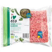 Blandfärs Färsk 50/50 21% 500g KRAV ICA I love eco.